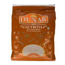 Рис Басмати бурый нешлифованный Dunar Nutritia, 1кг. 4857 - фото 10115