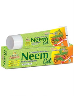 Neem Gel Tooth Paste (Травяная зубная паста-гель с Нимом), 150 г. - фото 10148