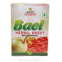 Экзотические цукаты Баэля (Bael Herbal Sweet Candy), 100 г. - фото 10160