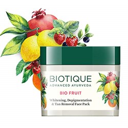 Отбеливающая маска для лица с фруктами против пигментации Bio Fruit 5057 - фото 11248