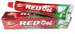 Аюрведическая зубная паста-гель Red Gel Dabur, 80 г. - фото 11467