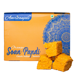 Soan Papdi с Апельсином - изысканное восточное лакомство, 250 г. - фото 11528