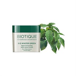 Крем Winter Green Anti Acne - для ухода за проблемной, склонной к жирности кожей Био Грушанка, 15 г. 5747 - фото 11669