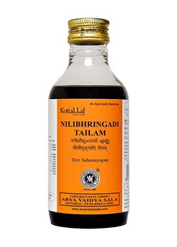 Nilibhringadi Tailam (Нилибрингади Тайлам) - для улучшения качества волос, 200 мл. 5832 - фото 12147