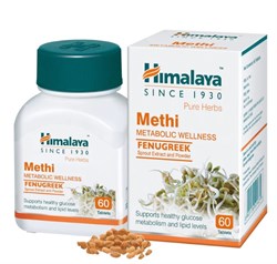 Methi (Метхи) - аюрведический усилитель метаболизма,  помогает сбалансировать уровень сахара., 30 таб. 5888 - фото 12247