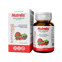 Витаминный комплекс железа Nutrela Patanjali - заряд  вашей энергии, 30 кап. 6096 - фото 12654