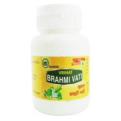 Vrihat Brahmi Vati (Врихат Адарш Брами вати) 10гр. - ясность ума, крепкая память, баланс ЦНС - фото 12673