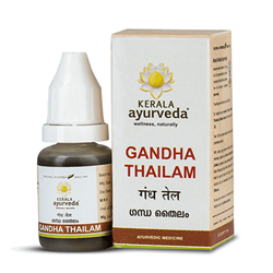 Gandha Thailam (Гандха Тайлам) Kerala Ayurveda, - для укрепления костей и ухода за суставами, 10 мл. - фото 12750