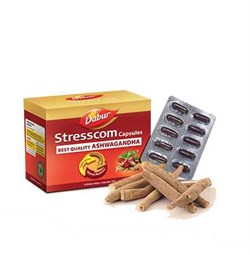 Stresscom (Стресском 120 капсул) - поможет справиться со стрессом, тревогой, неврозом и слабостью - фото 13115