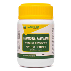 Dashamoola Rasayanam (Дашамула Расаяна) - очищает и омолаживает организм, регулирует нейроэндокринную систему, 100 гр - фото 13134