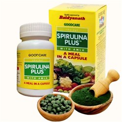 Spirulina Plus (Спирулина с амлой) - природный источник витаминов и минералов, 60 кап - фото 13498