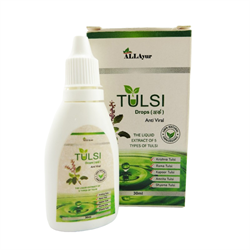 Капли тулси (Tulsi Drops) ALLAyur - натуральный усилитель иммунитета и антиоксидант - фото 13611