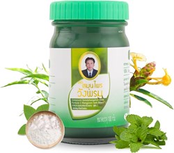 Бальзам зеленый Wangprom Herb -  незаменимое средство при растяжении, болях в суставах, ушибах и травмах, 20 г - фото 13772