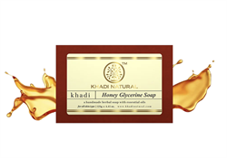 Глицериновое мыло ручной работы KHADI с мёдом - фото 13997