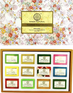 Khadi Handmade Soap Collection - подарочный набор, 12 шт по 25 гр 4192 - фото 14008