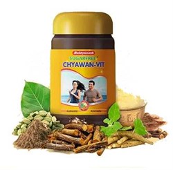 CHYAWAN-VIT Baidyanath - диабетический чаванпраш с миндалём и ашвагандхой (без сахара) 2878 - фото 14195