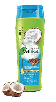 Шампунь DABUR VATIKA  с Кокосом и Касторовым маслом - для придания объёма - фото 14226