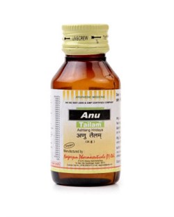 Anu Tailam Nagarjuna 50ml - одно из самых популярных масел в Аюрведе 3008 - фото 14263