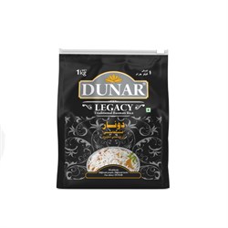 Индийский длиннозёрный рис Басмати традиционный шлифованный Dunar Legacy, 1кг. 4860 - фото 14293