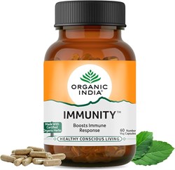 Immunity Organic India - композиция для естественной поддержки иммунитета, эффективна при аллергии и иммунных расстройствах 5839
