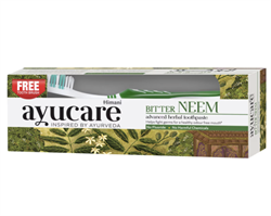Зубная паста Ayucare Bitter Neem с зубной щёткой 10603