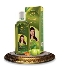 Золотое масло Dabur Amla Gold - для ухода за поврежденными волосами - фото 6527