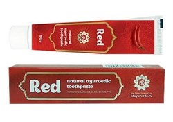 Красная аюрведическая зубная паста - фото 6780