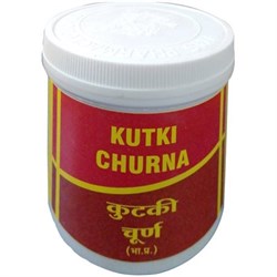 Kutaki (kutki) churna (Катука, Кутки) - тоник для печени, селезёнки, кишечника и других органов, контролируемых Питтой - фото 7376