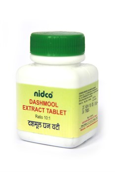 Dashmool Extract Tablet (Дашамула) - усиливает иммунитет, очищает всю систему дыхания - фото 8537