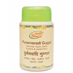 Punarnavadi Guggal (Пунарнавади Гуггул) - здоровье мочеполовой системы, 50 гр 4235 - фото 9196