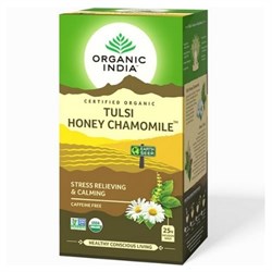 Tulsi Honey Chamomile (Чай Тулси с мёдом и ромашкой) снятие стресса и успокоение - фото 9839