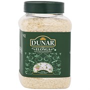Рис индийский длиннозерный шлифованный в банке (Indian Basmati Elonga Rice Dunar), 1кг. 4861