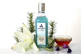 Гель для душа Aqua Lily без сульфатов (Водяная лилия) - дарит ощущение чистоты и свежести