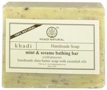 Мыло ручной работы Mint & sesame (с мятой и кунжутом) 5364