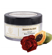 Аюрведический скраб для лица Rose & Papaya Khadi Natural, 50 г.