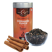 Чай зеленый Cinnamon punch (с корицей) Panchakarma Herbs в металлической банке, 100 г.