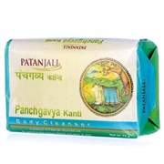 Аюрведическое мыло Panchgavya Kanti Patanjali - изысканное увлажняющее шелковое мыло, 75 г. 6093