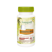 Брингарадж таблетки (Bhringraj) - для поддержания здорового роста волос и здоровья кожи головы, 60 таб.