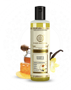 Шампунь Khadi Honey Vanilla - для нормальных и сухих волос, увлажнение, питание, укрепление корней