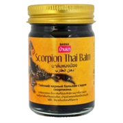 Тайский разогревающий черный бальзам с ядом Скорпиона Banna - прекрасное средство при боли в суставах, артрите, артрозе