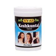 Keshkuntal (Кешкунтал) - травяные таблетки для стимуляции роста волос и остановки выпадения 3250
