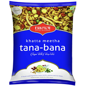 Закуска Khatta Mitha Tana-Bana Bikaji - cладко-солёная пряная хрустящая смесь из нутовой лапши