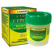 Бальзам быстрого действия Super Strong Samhita - быстро и эффективно снимает боль, воспаления и отёки, 10 г. 9682