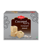 Soan Papdi с кокосом Bikaji, -  воздушный индийский десерт, 500 г