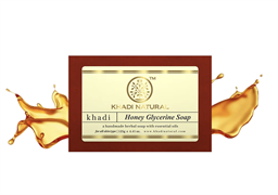 Глицериновое мыло ручной работы KHADI с мёдом
