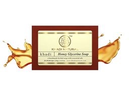 Глицериновое мыло ручной работы KHADI с мёдом 3540