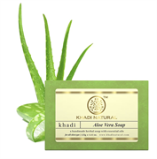 Глицериновое мыло ручной работы Khadi Aloe Vera, 125 г.