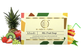 Глицериновое мыло ручной работы KHADI  фруктовый микс