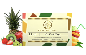 Глицериновое мыло ручной работы KHADI  фруктовый микс 4151