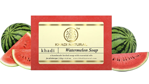 Глицериновое мыло ручной работы KHADI с арбузом